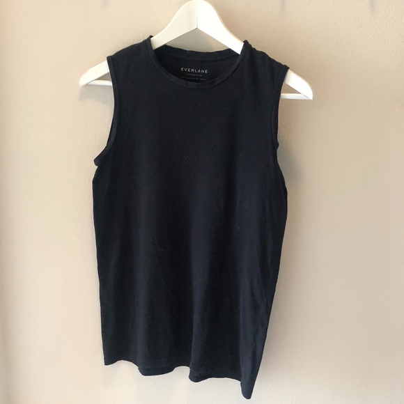 Everlane Tops - XXS Black Everlane Cotton Tank